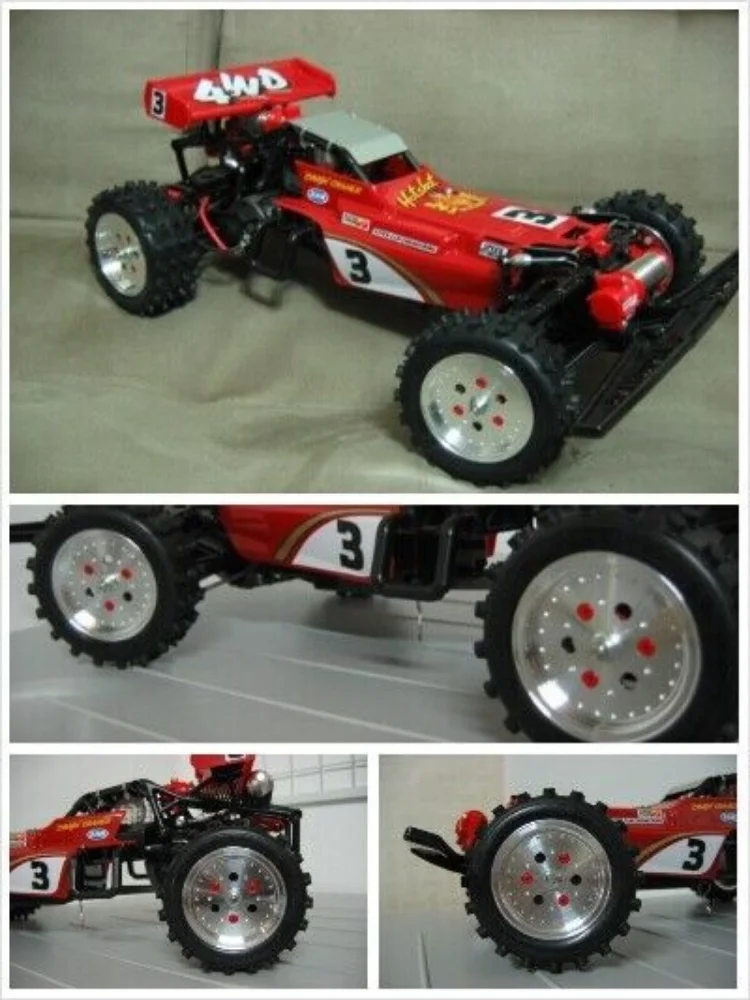 アルミ合金ホイールハブセット タミヤ スーパーホットショット ビッグ