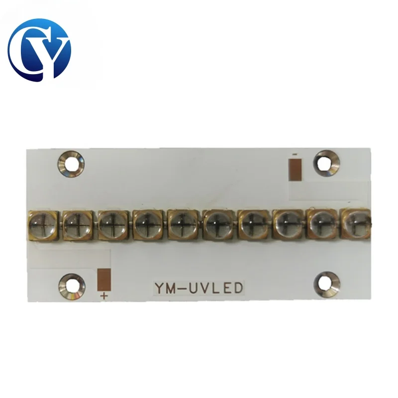100W UV LED 경화 램프 3535 365nm 385nm 395nm 405nm 프린터용 UV 램프 3D 프린팅 잉크 접착제 경화