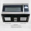 The Range Microwave Oven with Vent, 1.7 Cu. Ft 30 Inch 1000W Over the Stove Microwave with Exhaust Fan, Stainless Ste 4