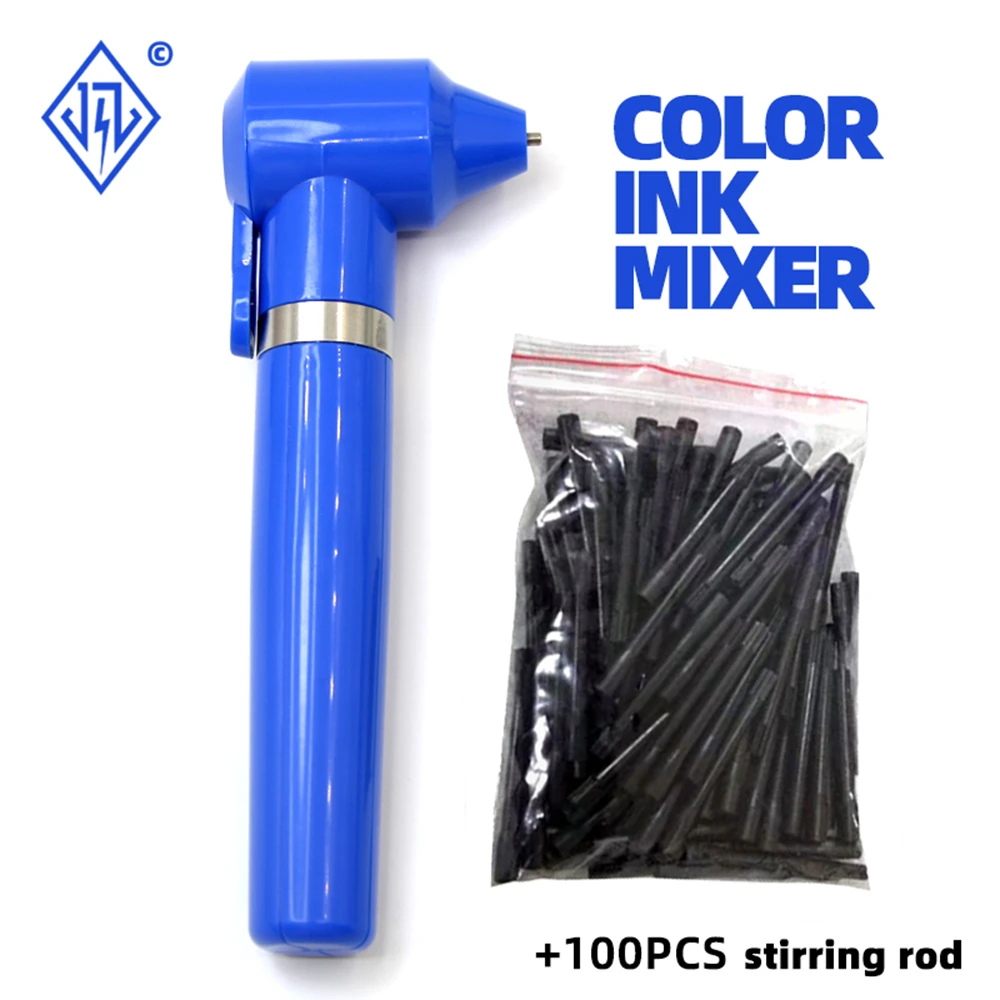 JZ Tattoo Ink Mixer Electric Tattoo Pigment Stirrer,with Sticks,Art