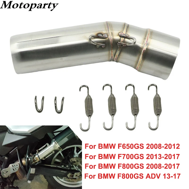 Exhaust Muffler Middle Link Pipe For BMW F800GS 2008 to 2017 F650GS
