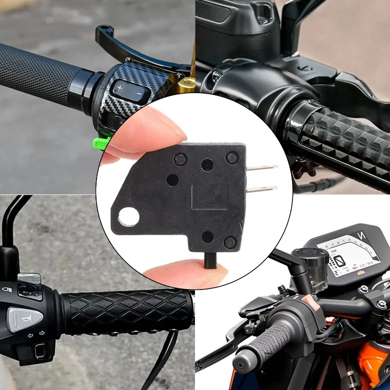 Left and Right Disc Brake Switch Front Brake Stop Light Switch Button Motorcycle Electric Car Universal ATV Accessories