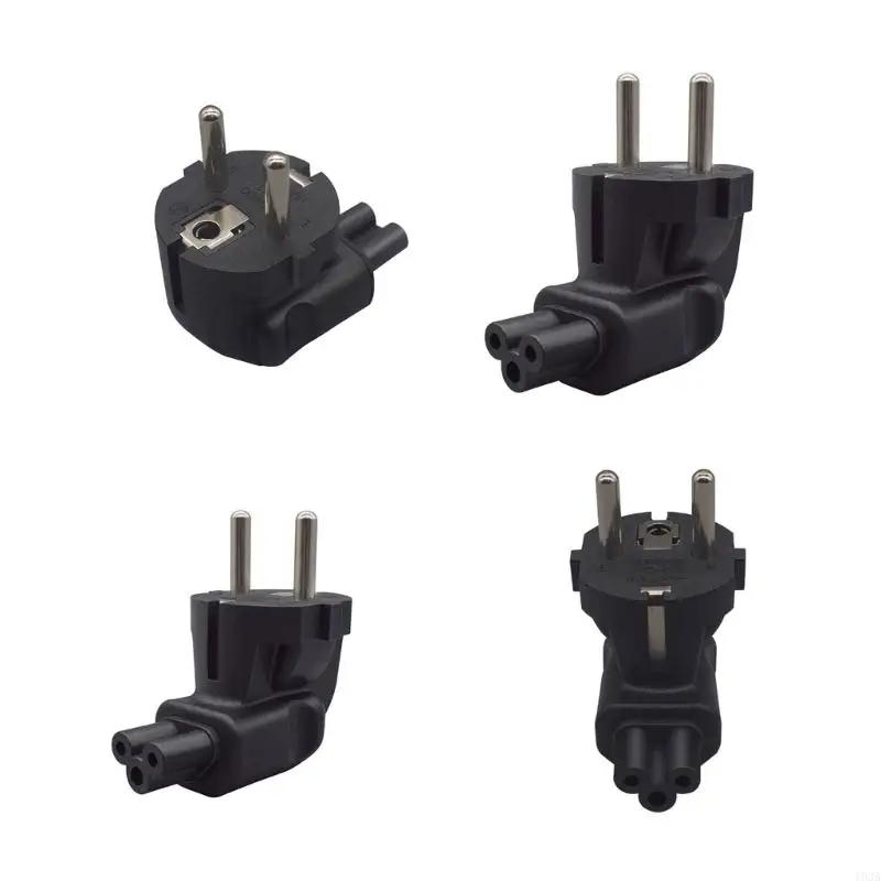 2PCS EU 세트 EU 4.8mm IEC320 C5 랩톱 프린터 노트북 용 어댑터 변환기 193a