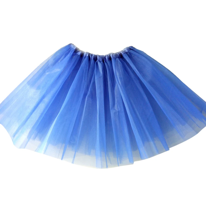 Adult Girl Three Layered Ballet Dance Tutu Skirt Classic Solid Color Half Skirt Mesh Mini Pleated Dress 2024 New