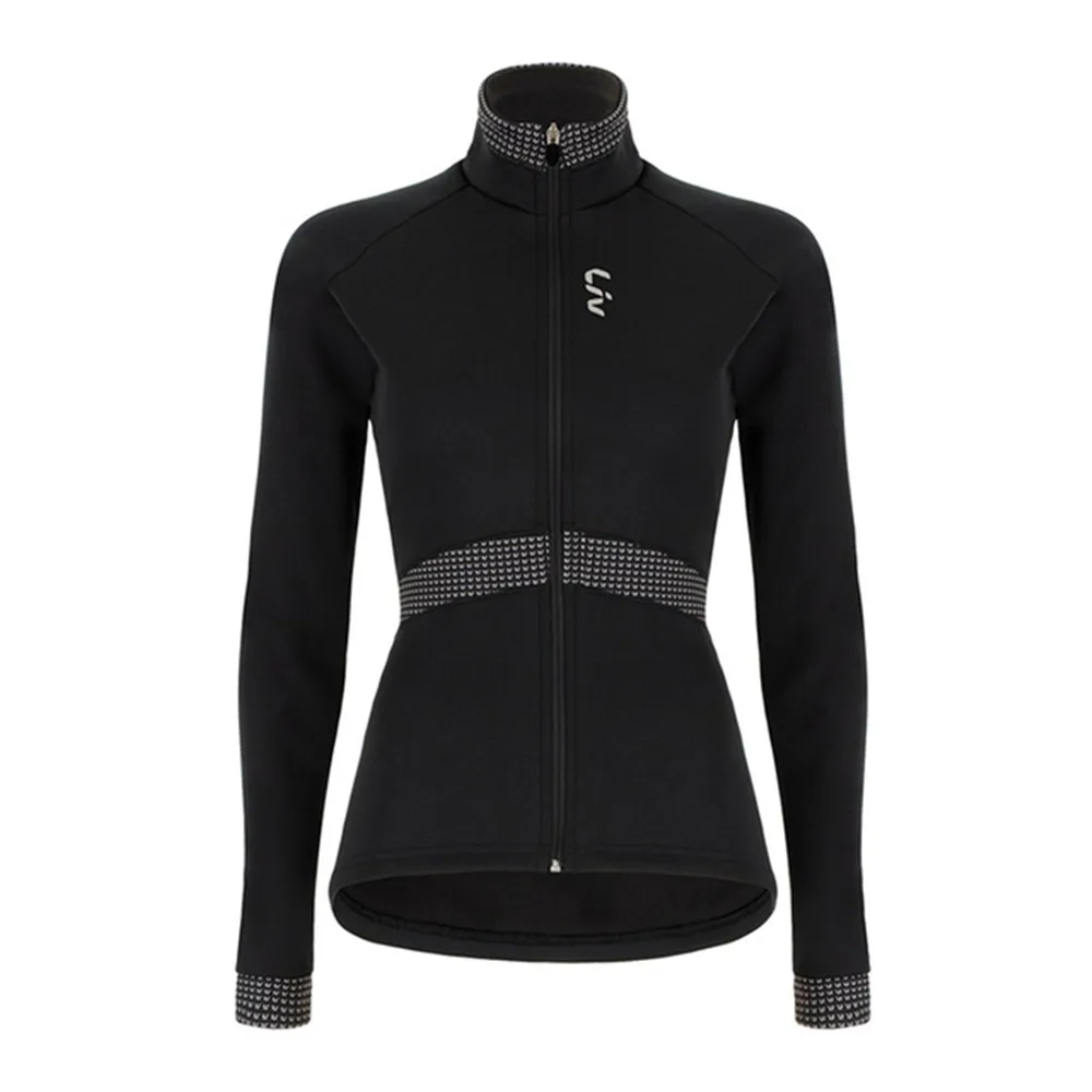

Liv Women Winter Thermal Fleece Cycling Jersey Pro Team Warm Long Sleeve Wool Tops Road MTB Bicycle Jacket Road Bike Clothing