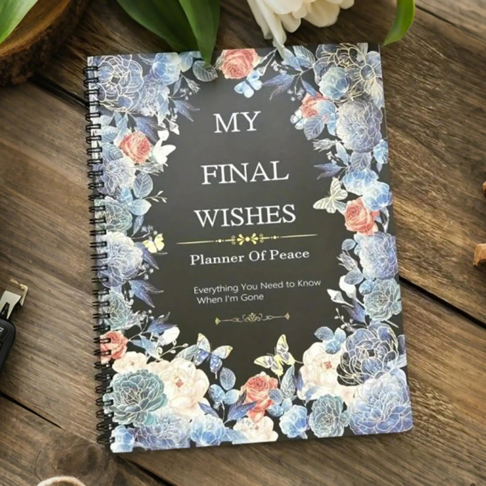End of Life Planner End of Life Planner for Seniors Guided Workbook Journal Notebook for Belongings Will Preparation Important
