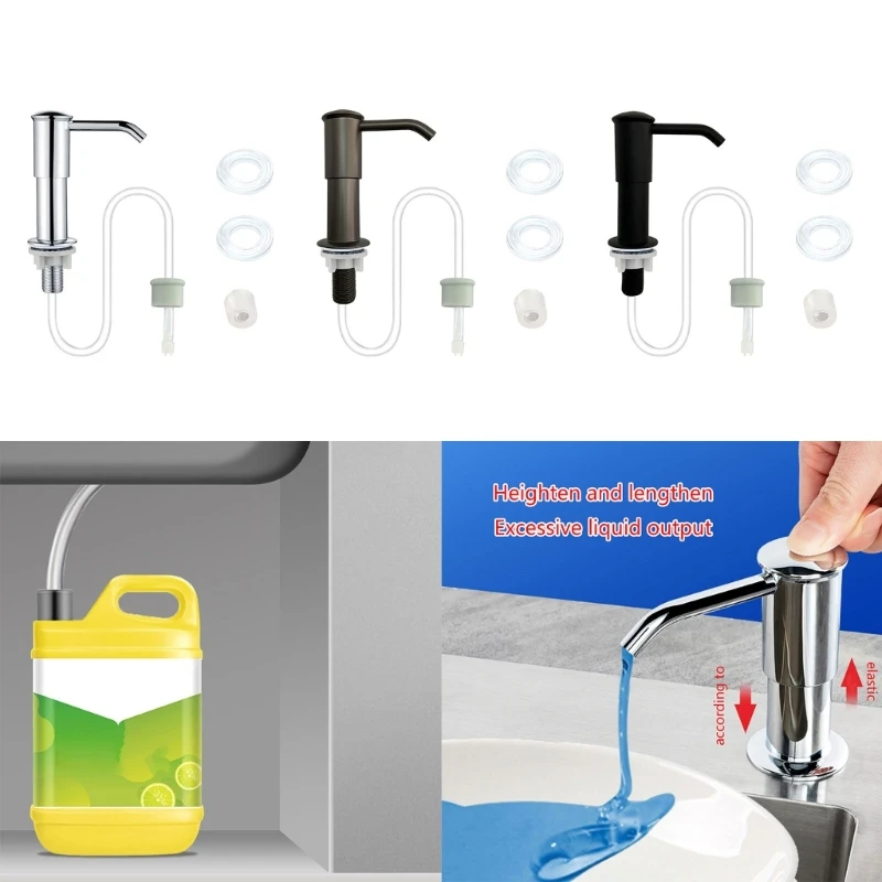 

Extendable Soap Dispenser Durable & Functional Extension for Various Sink Types