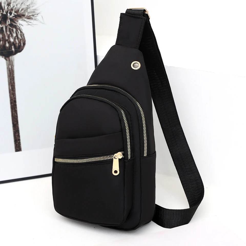 Bolso De Pecho Hombre AYGCI Con USB - Bandolera Impermeable, 30x18x10 Cm, Múltiples Bolsillos