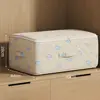 Foldable Quilt Storage Bag with Handles Portable Large Capacity Clothes Storage Bins Closet Cabinet Organizer 5