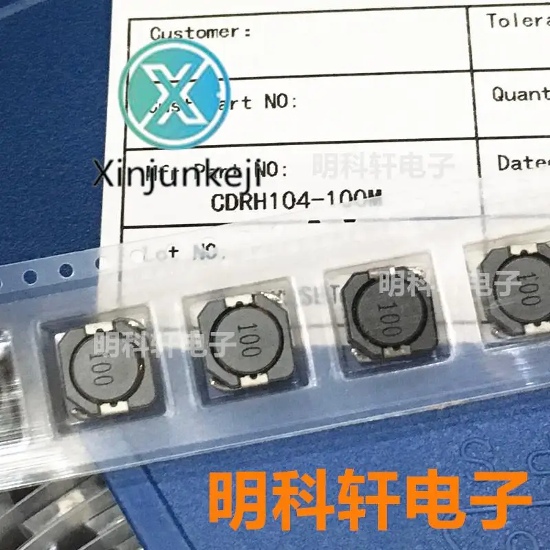 

30 шт. Оригинальный Новый CDRH104R 10UH Печатный 100 SMD силовой индуктор