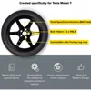 Complete Spare Wheel and Tire Kit for Model Y - Includes 18x4 Black Rim, 155/85R18 Spare Tire (28.5" Diameter) 3