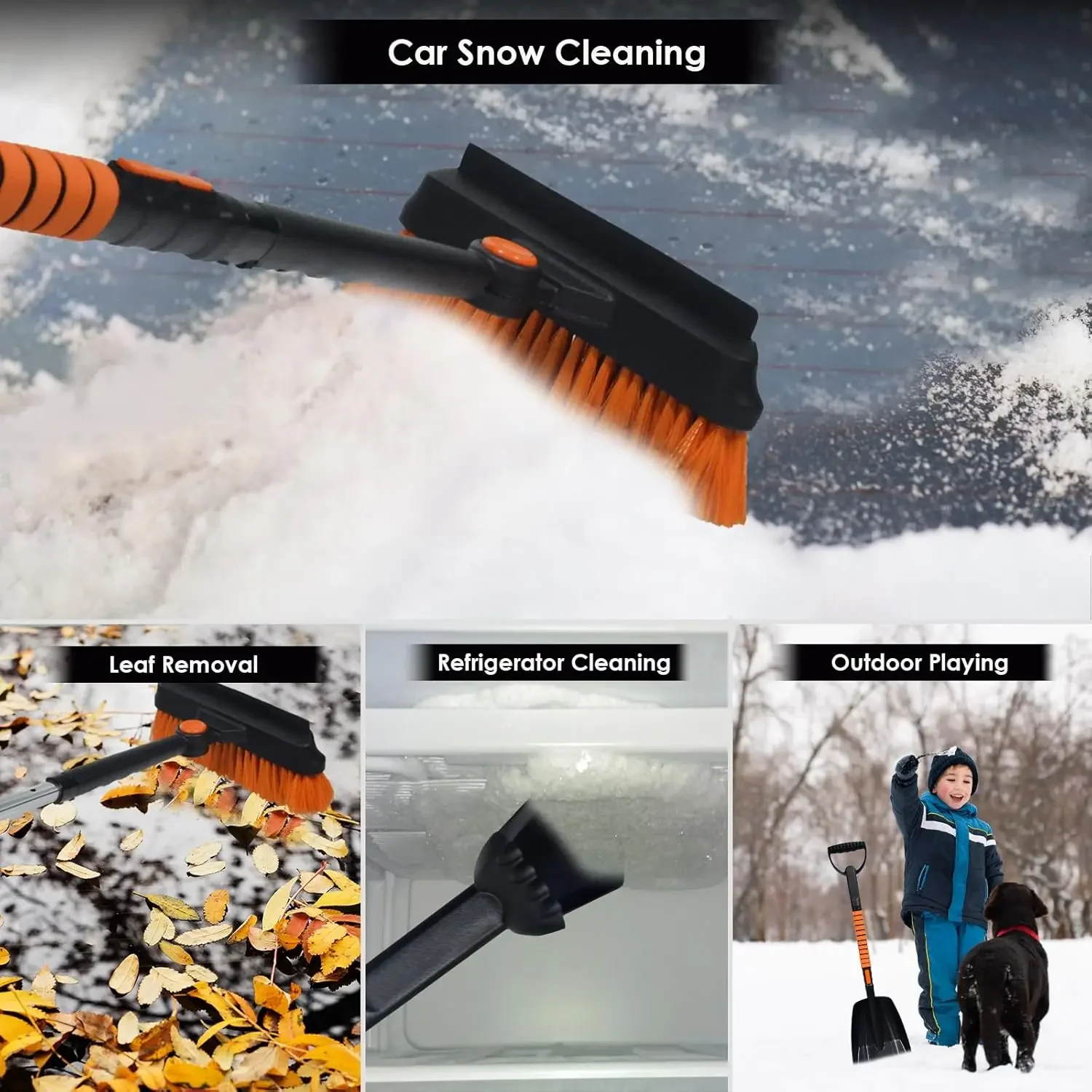 Snow Brush Ice Scraper Car Kit