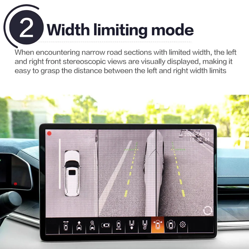 Smartour AI  ü ν δ 360 ڵ ī޶, 3D   , 4K Ʈ AHD 1080P 360 Deg WDR
