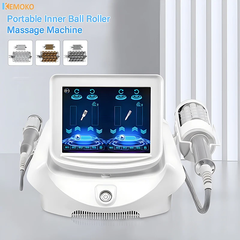 

New Ball Roller Portable Inner Massage Machine Non-invasive Micro Vibration Equipment For Salon Reshaping Fat Reduction Slimming