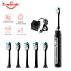 Tongwode Ultrasonic Electric Toothbrush Wireless Charging IPX7 Waterproof Replacement Heads Whitening Teeth Timer Smart 6 Brush