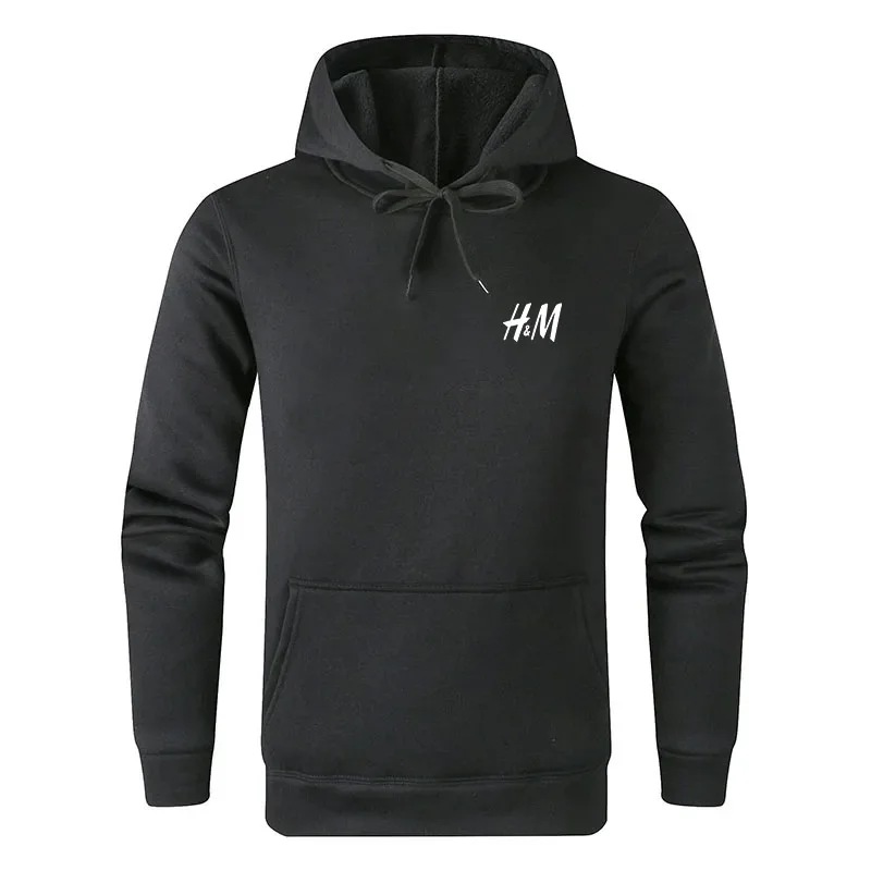 

2024 HM BALENTIA Hoodie Men's and Women's Hip Hop Sweatshirt Luxury Logo Large Loose Hoodie Couple High Quality Sweatshirt ﻿