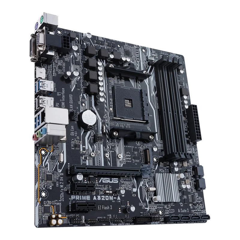 ASUS PRIME A320M-A AMD A320 AM4 Motherboard Support