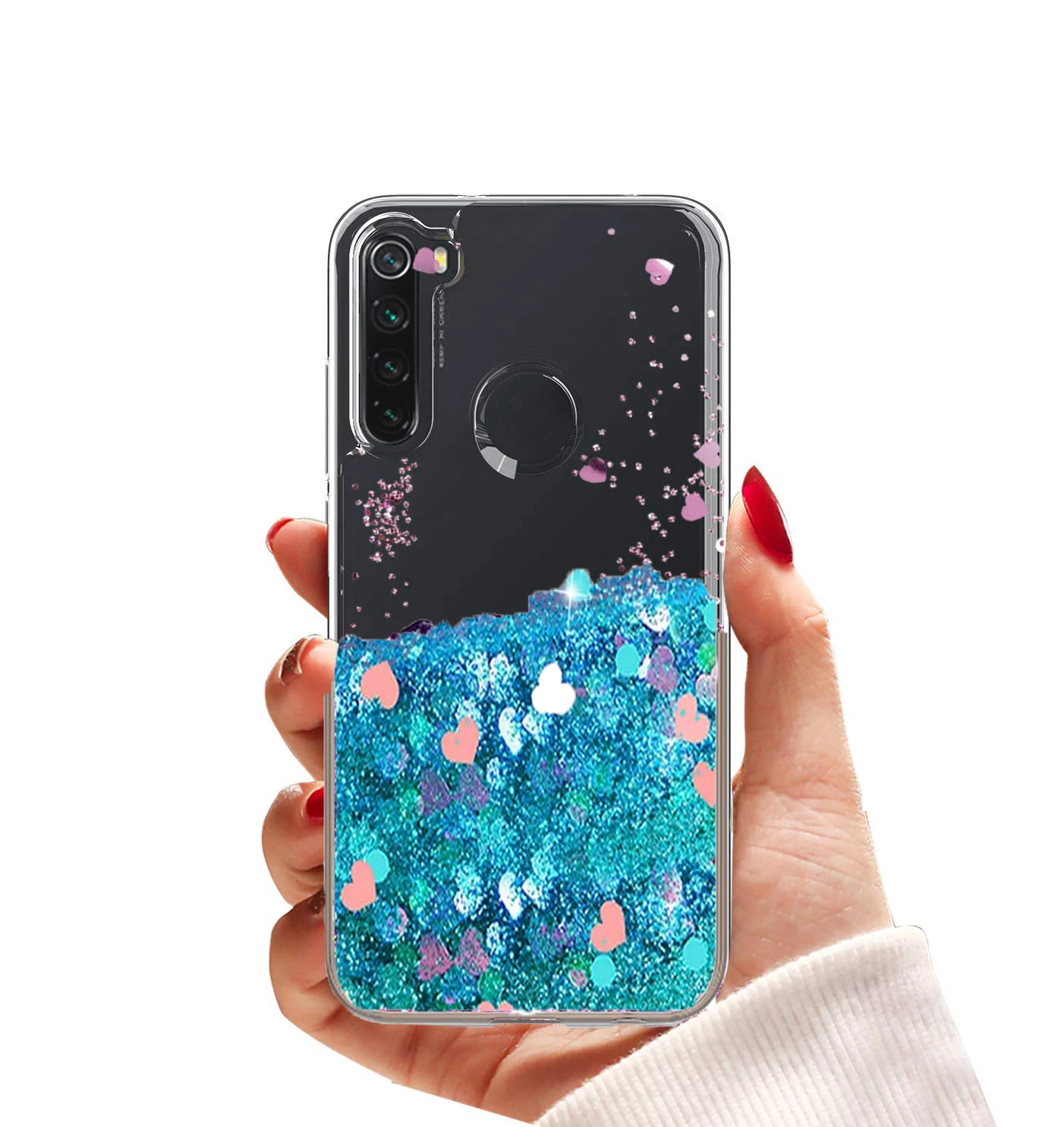 Radiant Starry Glamour Liquid Glitter Case - Shimmering Dynamic Quicksand Silicone Cover