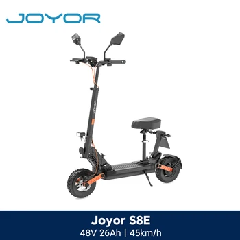 JOYOR S8E Monopattino elettrico per adulti, Batteria da 48V 26Ah, Autonomia di 80km, Pneumatici da 10", Velocità 45km/h