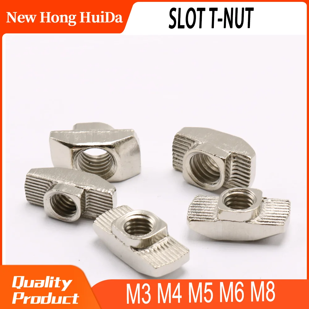 M3 M4 M5 M6 M8 Series Slot TNut Sliding T Nut Hammer Drop Fasten