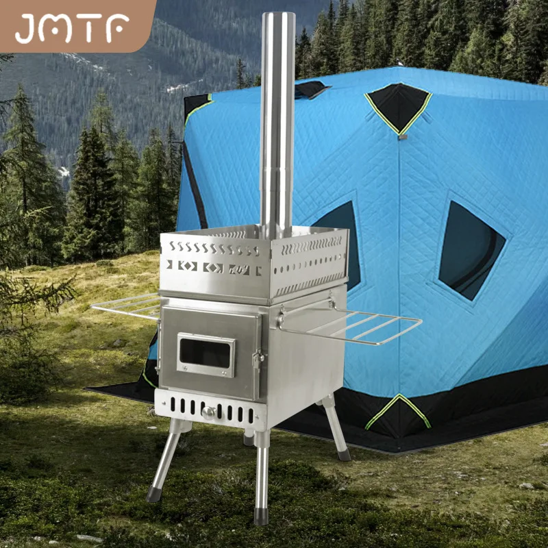 Stufa A Legna Per Sauna Invernale All'Aperto In Acciaio Inossidabile Per Tenda Da Picnic Attrezzatura Da Campeggio Fornello A Gas Da Cucina Da Campegg