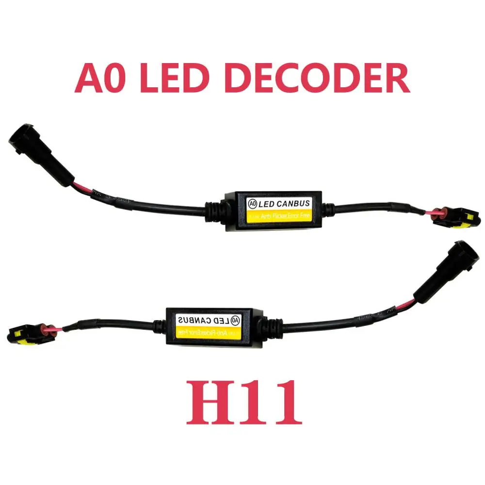 H4 H7 H11 9006 Hb3 Hb4 H9 H8 H11 Car Load Resistor Error Canceller LED Decoder Canbus Free Wiring Canceller Decoder Lights images - 6