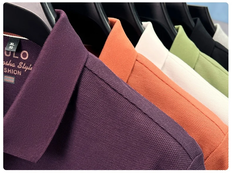 100% pure cotton short sleeve polo shirt men summer simple Korean fashion striped high-end designer brand casual golf T-shirt 33 Sbb5402e80ab14d748a17dee1b3832283d