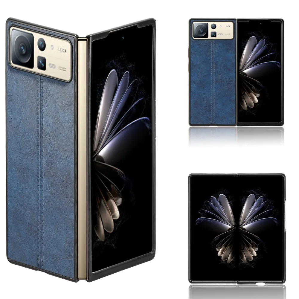 Per Xiaomi Mix Fold 2 Custodia Sutura Pu Leather Pc Hard Back Protection Cover Per Telefono Fundas Coque