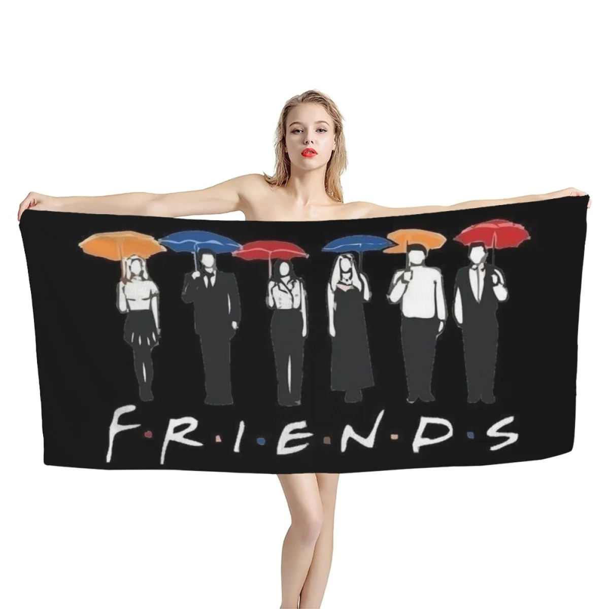 

Beach Towel Halloween Gifts Friends TV Show Bath Towel Quick Dry Towel Michael Myers Beach Absorbent Sand Free Travel Yoga Gym