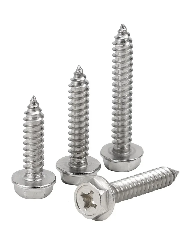 A2 Stainless Steel Flange Socket Head Cap Bolts Screw M3 M4 M5 M6 M8
