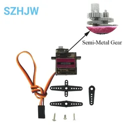 High - Performance Micro Servo for RC Aircraft and Helicopters (Semi - Metal Gear)