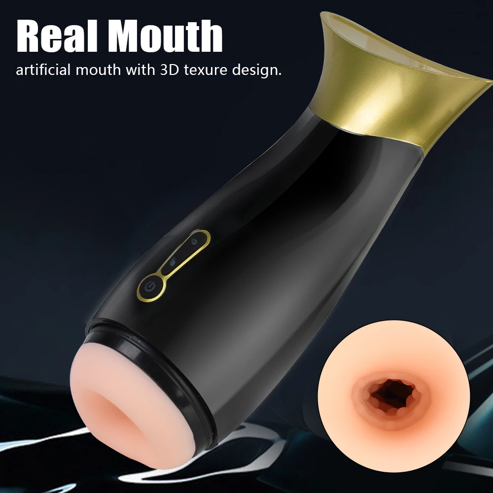 Αρσενικό σέξι γοργόνα αυνανιστής ηλεκτρική θερμαινόμενη αντλία δονητής στόμα για άντρες Glans που πιπιλίζει αληθινό puss_voghion.com