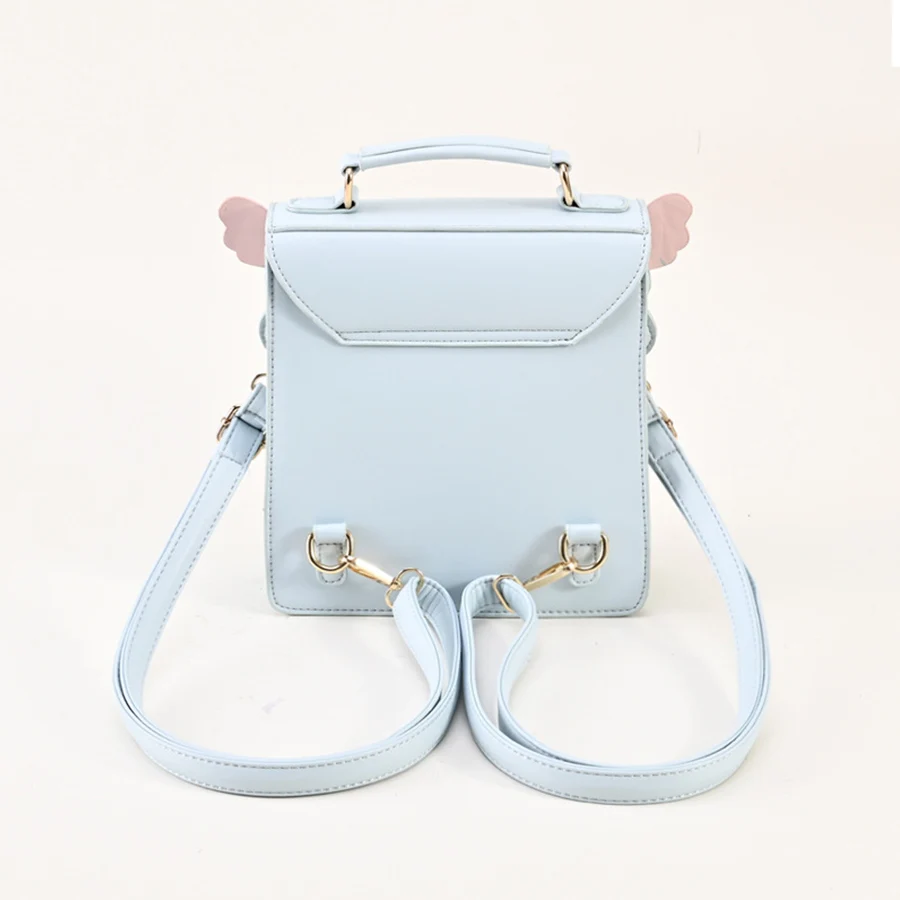Japanese Student Sweet Bow Backpack Vintage Jk Uniform Itabag Girls Crossbody Shoulder Bagpack Cos Gothic Lolita Kawaii Rucksack 4