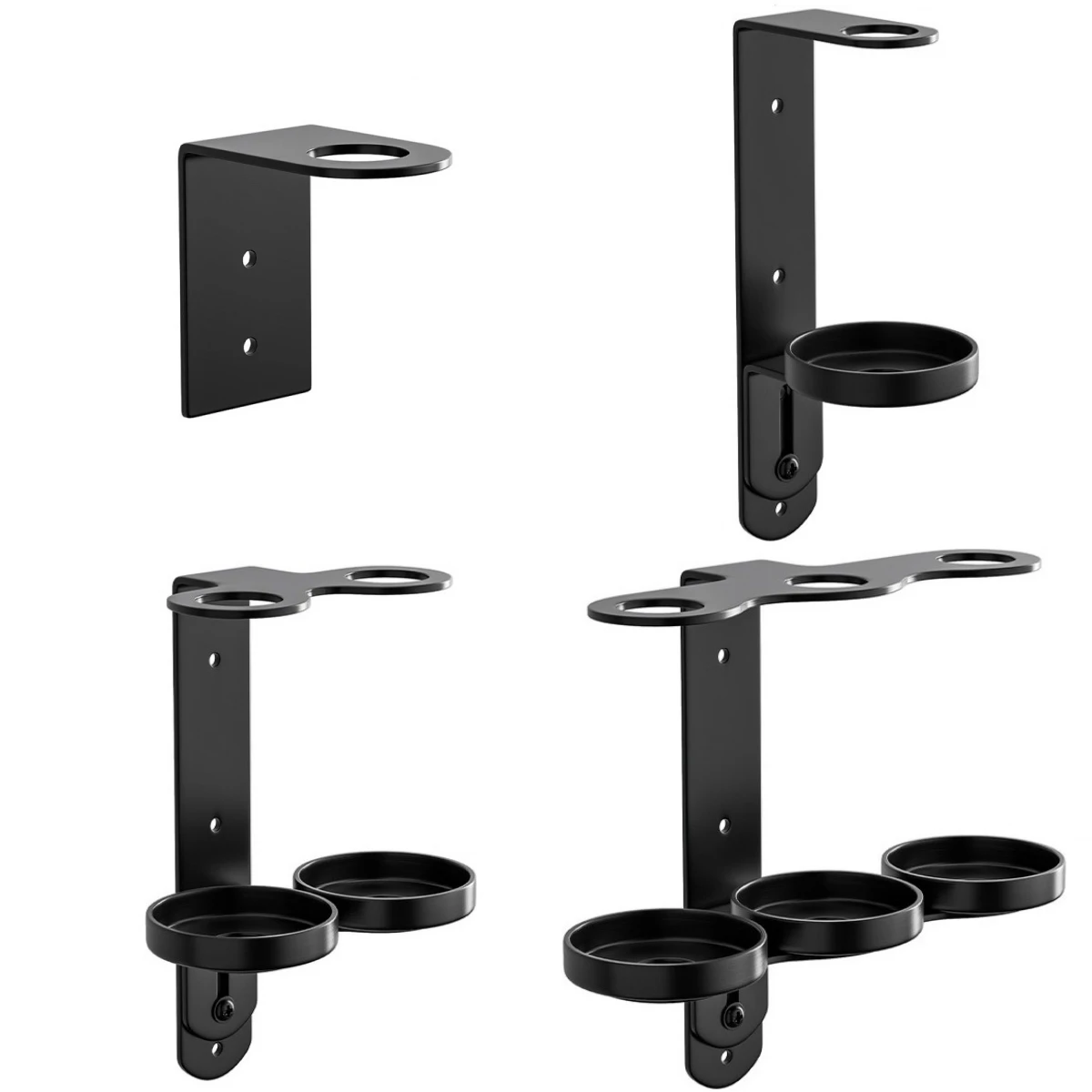 1pcs สแตนเลสสตีลติดผนังสบู่ขวดผู้ถือแขวนเจลอาบน้ําแชมพู Rack ห้องน้ําอุปกรณ์ห้องครัว 1