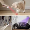 4-In-1 Pet Cats Infrared Teaser Toys Key Chain Lighting Multifunctional Rechargeable Various Patterns Usb Charge Training Toy 4