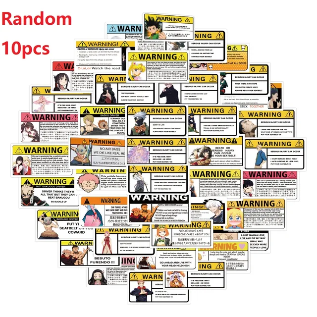 10/50/100Pcs Brand Stickers Laptop Macbook Cup Guitar Luggage Fridge Skateboard Bicycle Tide Logo Decal Sticker Random 10PCS