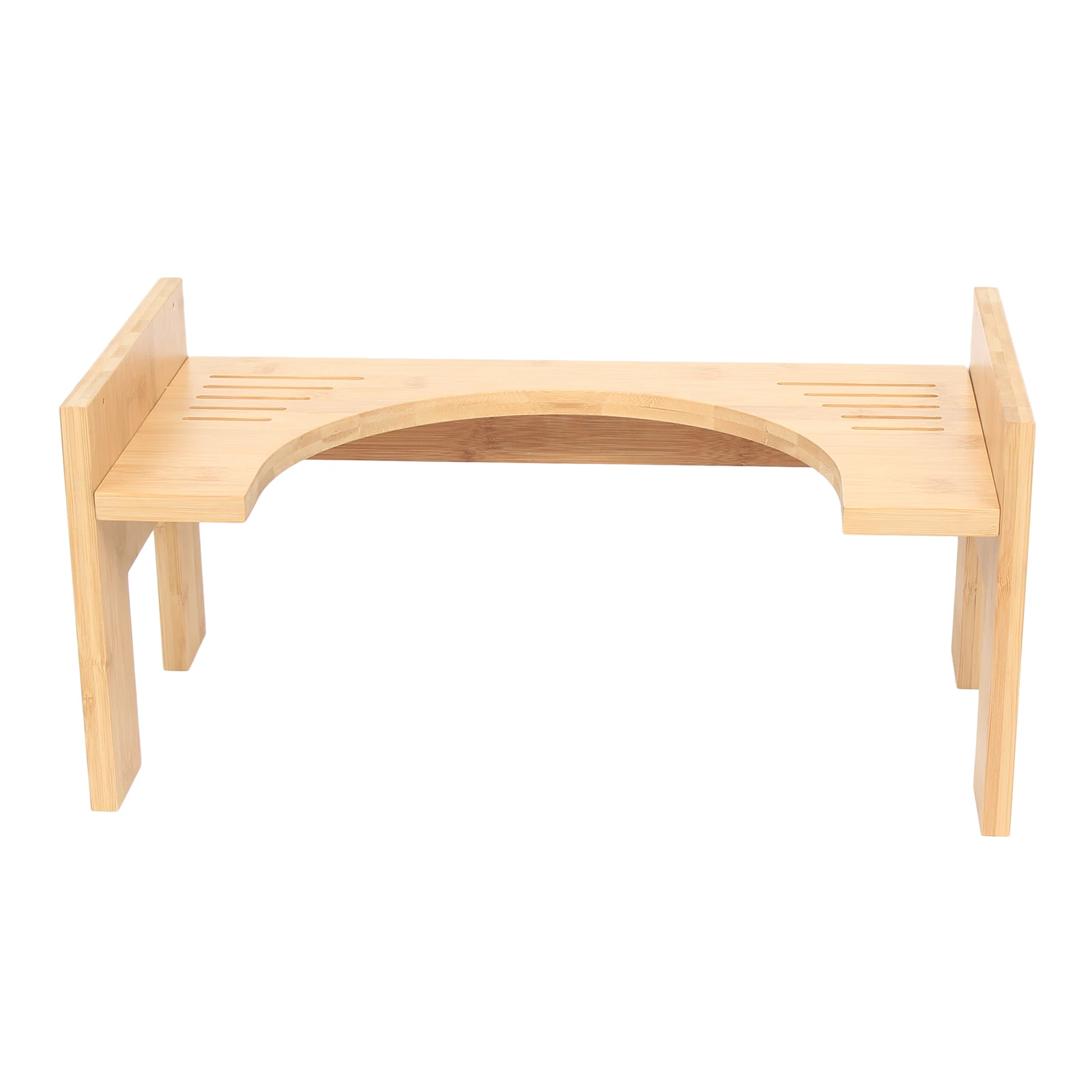 Bamboo Toilet Stool For Kids Bathroom Waterproof Non-slip Poop Seat Pregnant Restroom Stand Old People Squat Bench for Tawny 4