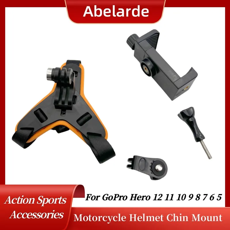 Fixation universelle pour caméra d'action, support de montage pour GoPro avec rotule ajustable.