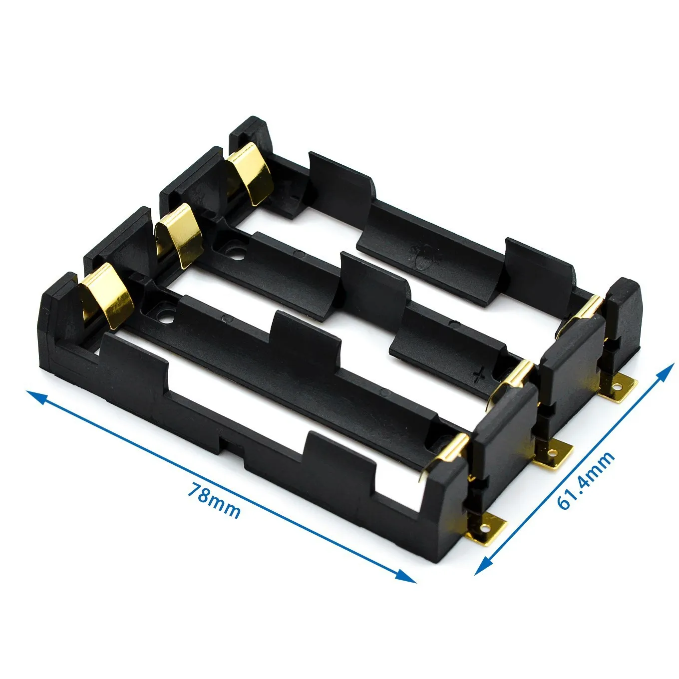 18650 SMT 배터리 홀더 18650 SMD 배터리 박스 보관 케이스 컨테이너 보론 핀이 있는 보조 배터리 충전식 SMT 1x2x3x4x