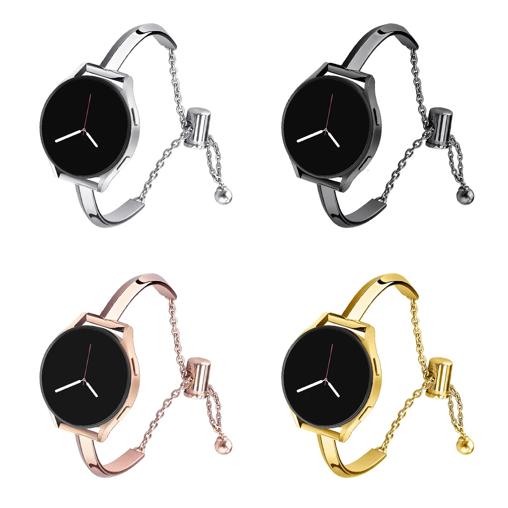 Adjustable Ladies Metal Watch Strap, T-Strap Design