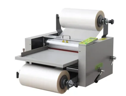 Laminating Machine 375mm Single/Double-Sided Electric Multi-Function Laminating Machine 0-140° Temperature 6M/min