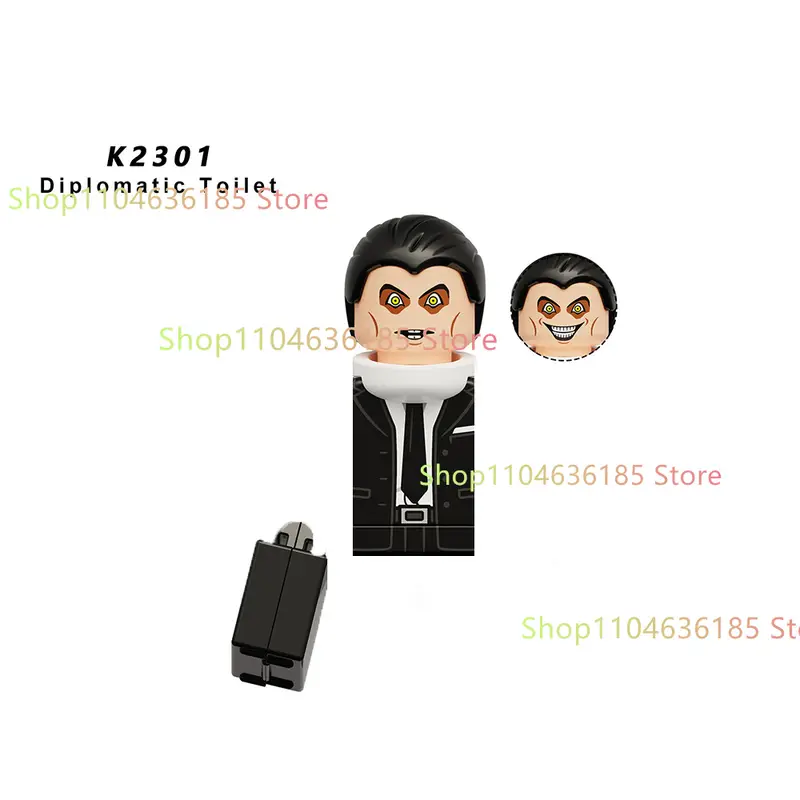 New KDL SWAT Skibidi Toilet Man Figures Anime Block Toys TvMan Titan Cameraman Speakerman Bricks Model Toy Birthday Gift - Image 50