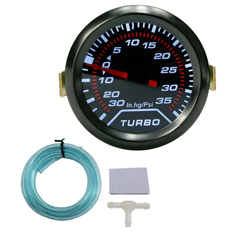 

Универсальный автомобильный 2-дюймовый 52 мм Φ PSI Turbo Boost, манометр, вакуумный, дымчатый, быстрый