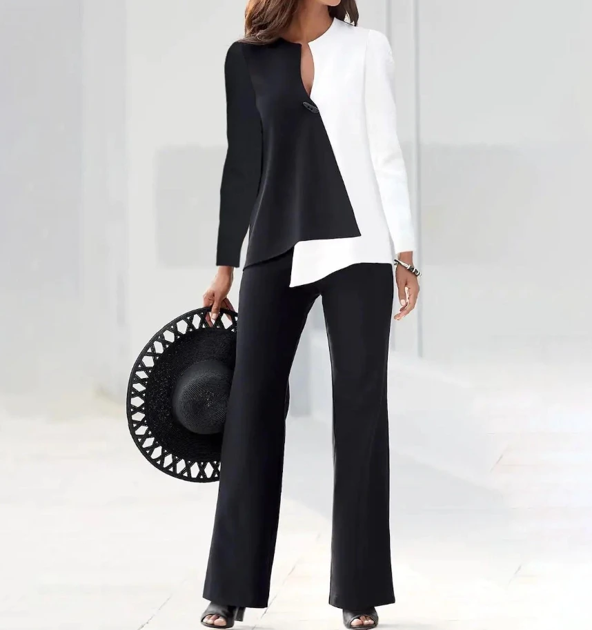 Рисунок 5 - Женский деловой костюм с прямыми брюками