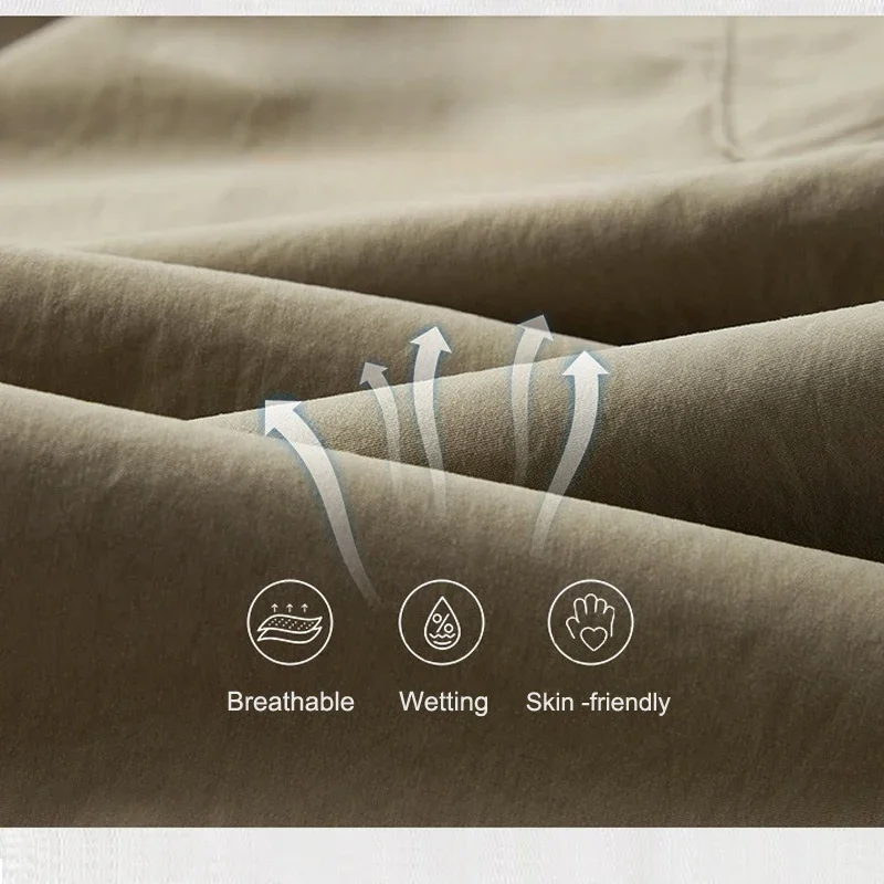 Paratroopers Pants Workers Tide Men's Summer Summer Skin American Tide Straight Casual Cold Sports Sports Big Pocket Big Pocket 6