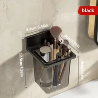 1PC Toothbrush Toothpaste Comb Storage Rack Bathroom Washbasin Toilet  Hole Free Shaver Storage Rack 2
