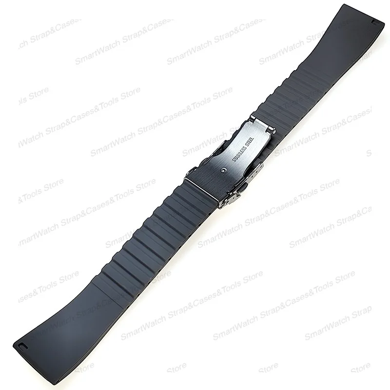 Universal Quick Release Soft Silicone Watch Strap - Adjustable Waterproof Band