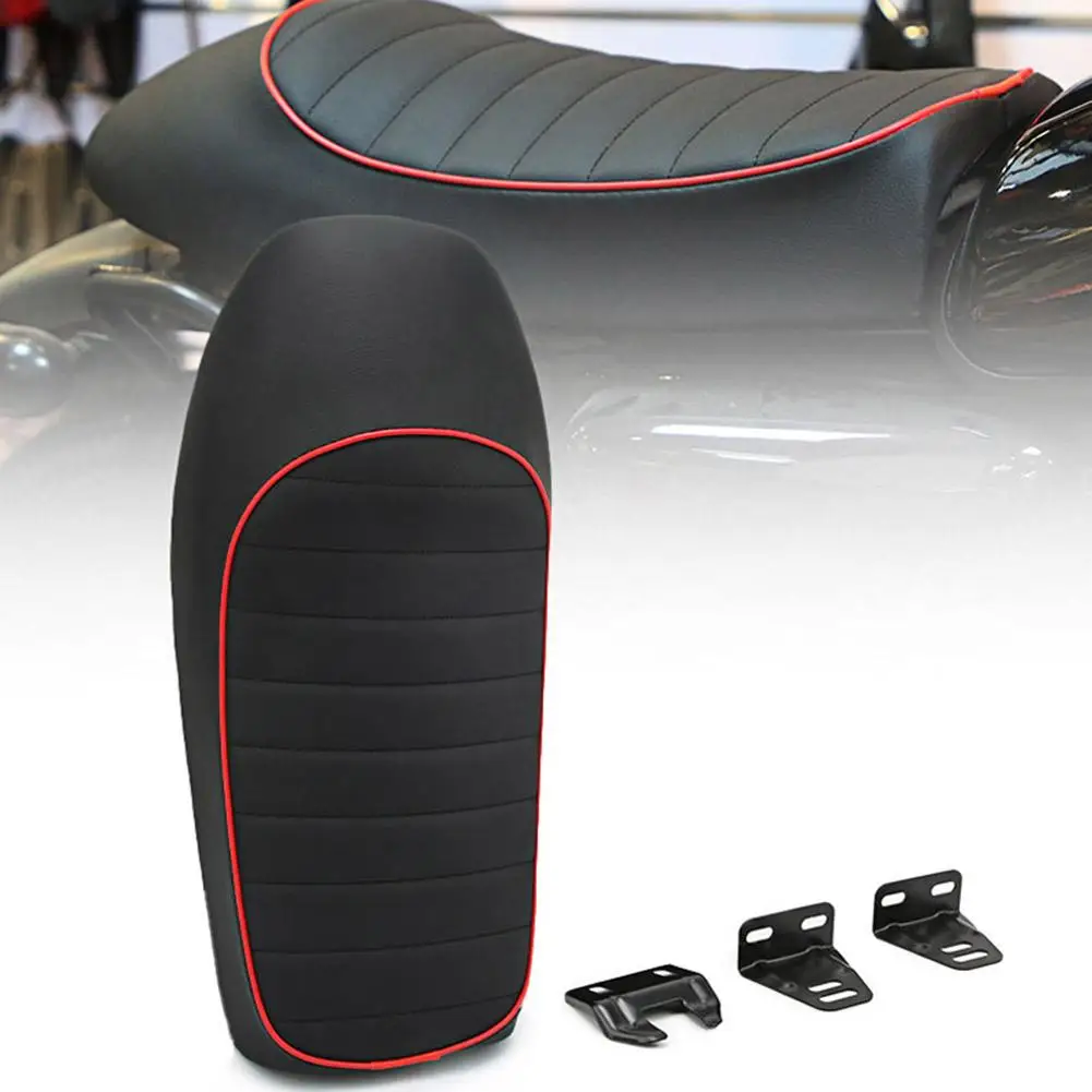 

Motorcycle Vintage Hump Saddle Seat 53cm Short Cushion Soft Waterproof Seat Saddle Modified Accessories