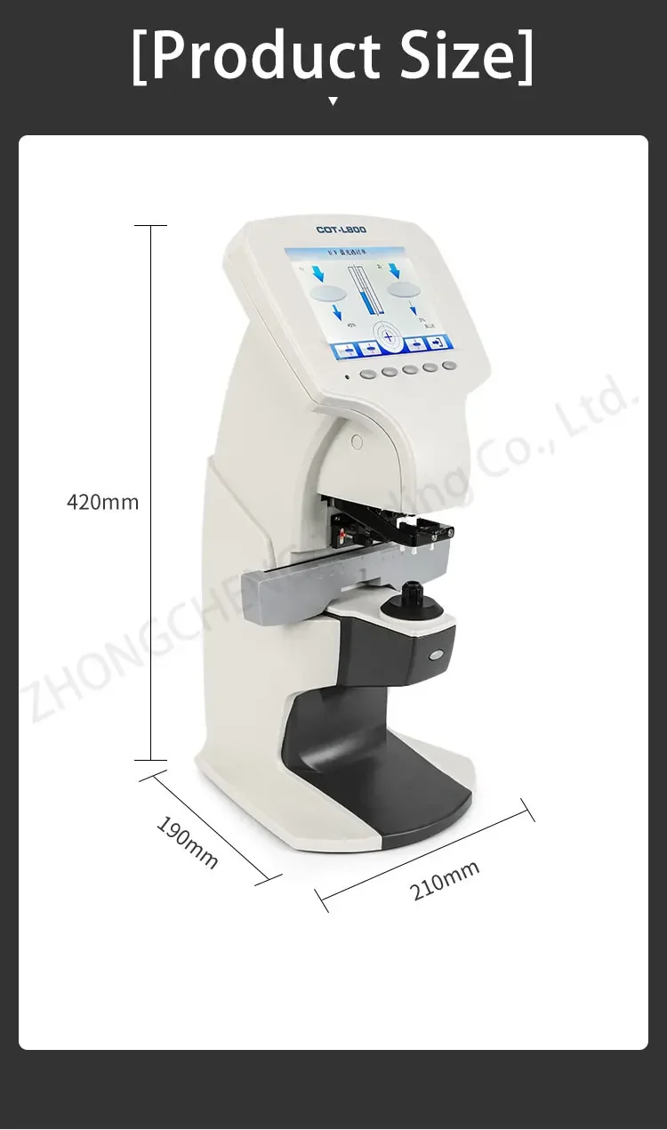220V New L800 Automatic Computer Focal Meter Inspection Film Optical Shop Optica
