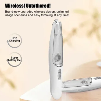 Dog Hair Clipper For Paw Fur Grooming Vacuum Pet Hair Cutting Machine Trimmer Shaver For Dog Cats Eyes, Ears, Face, Rump 6